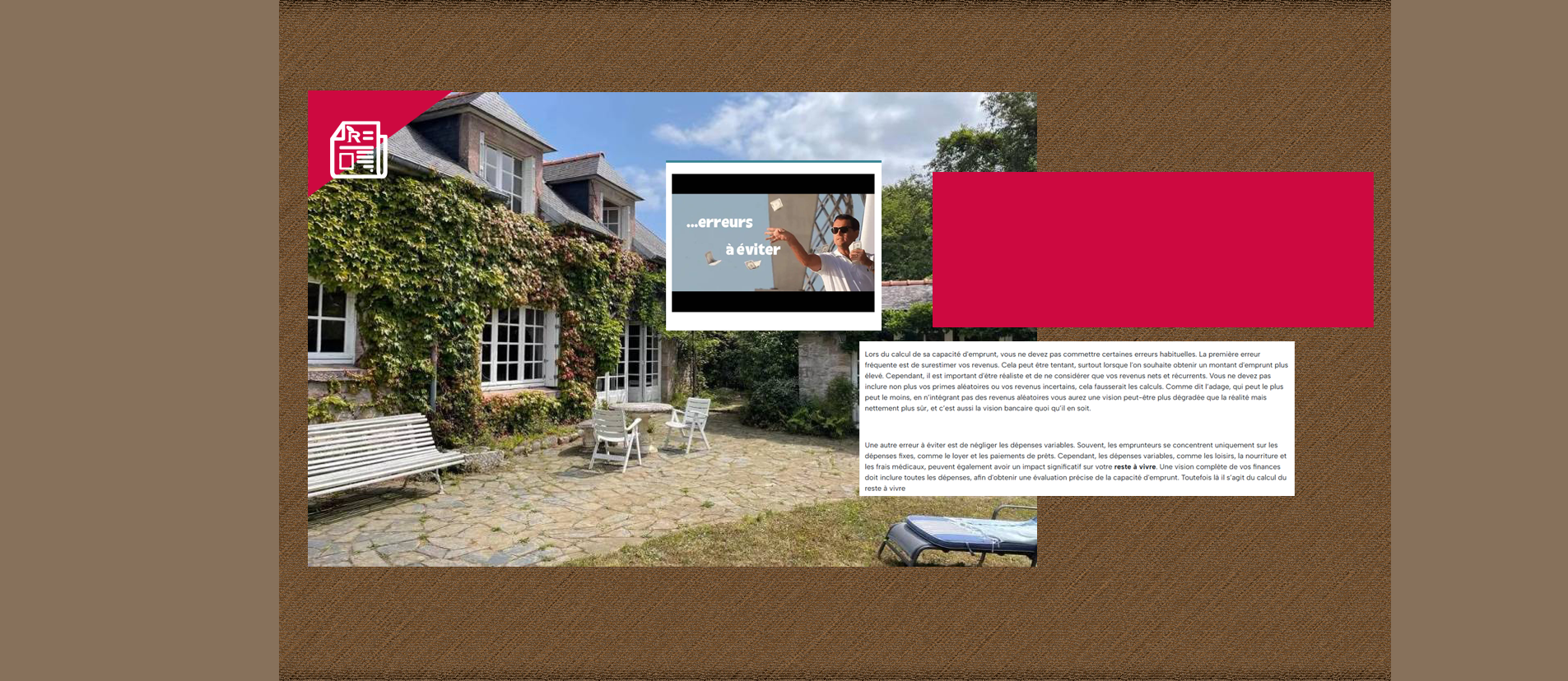 Articles immobiliers